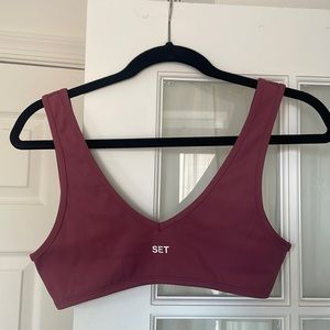 SET ACTIVE Sports Bra, S, Canyon